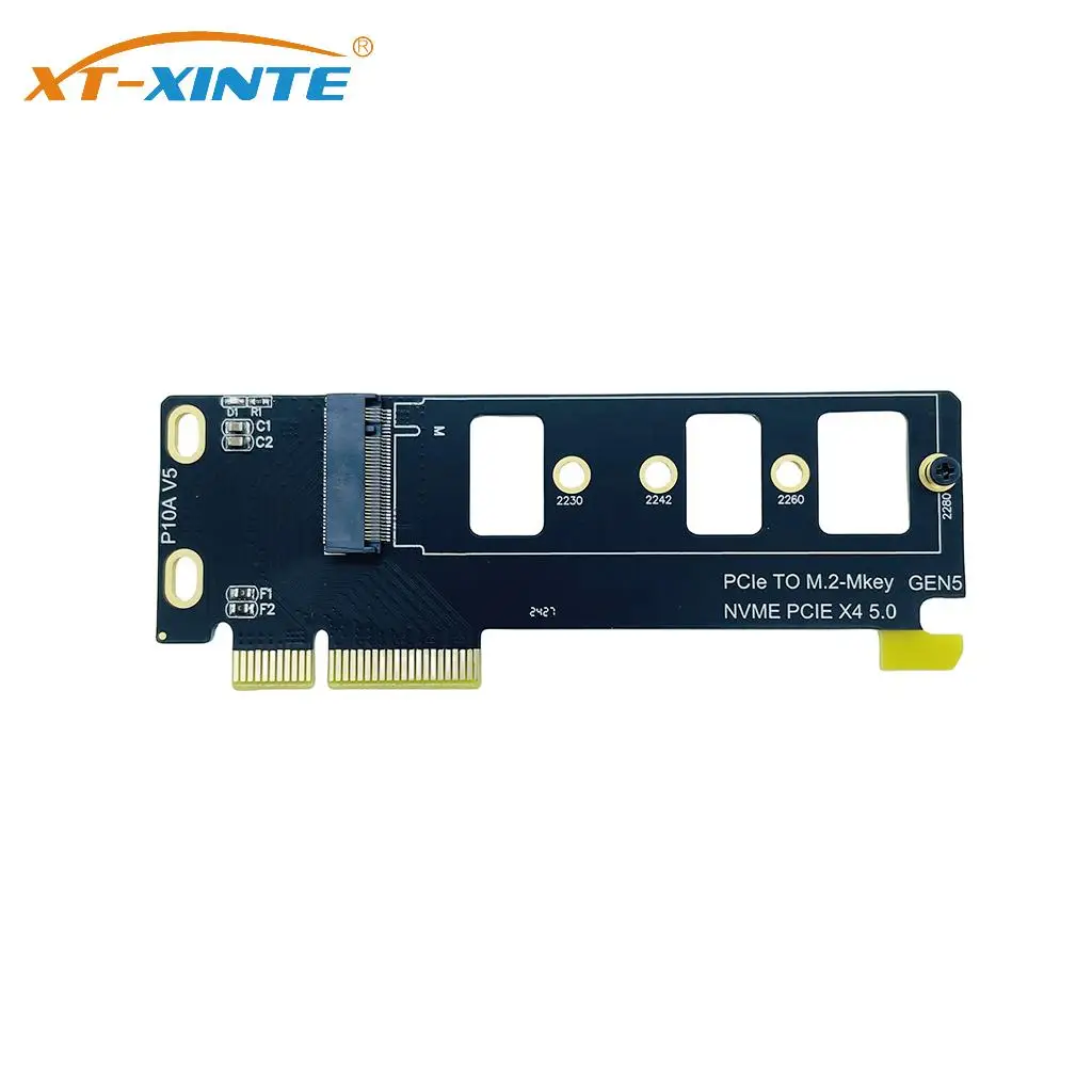 

PCIE to M.2 for NVME SSD Adapter Support PCIe 5.0 4.0 3.0 Expansion Card for Desktop GEN3 GEN4 GEN5
