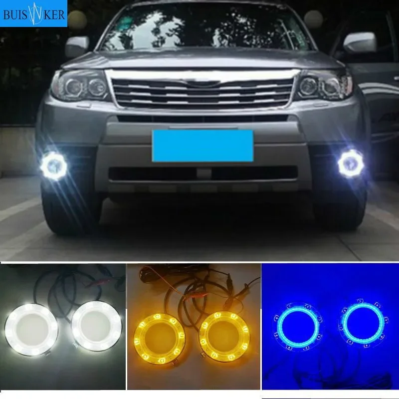 

For Subaru Forester 2009 2010 2011 2012 Blue Turn Signal Relay Waterproof ABS Car DRL Lamp 12V LED Daytime Running Light