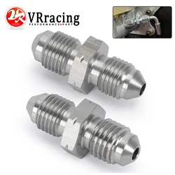 VR RACING - AN3 Male 3/8x24 UNF to M10x1.25 / M10x1.0 Male Bubble Flare Stainless Steel Brake Fittings Adapter