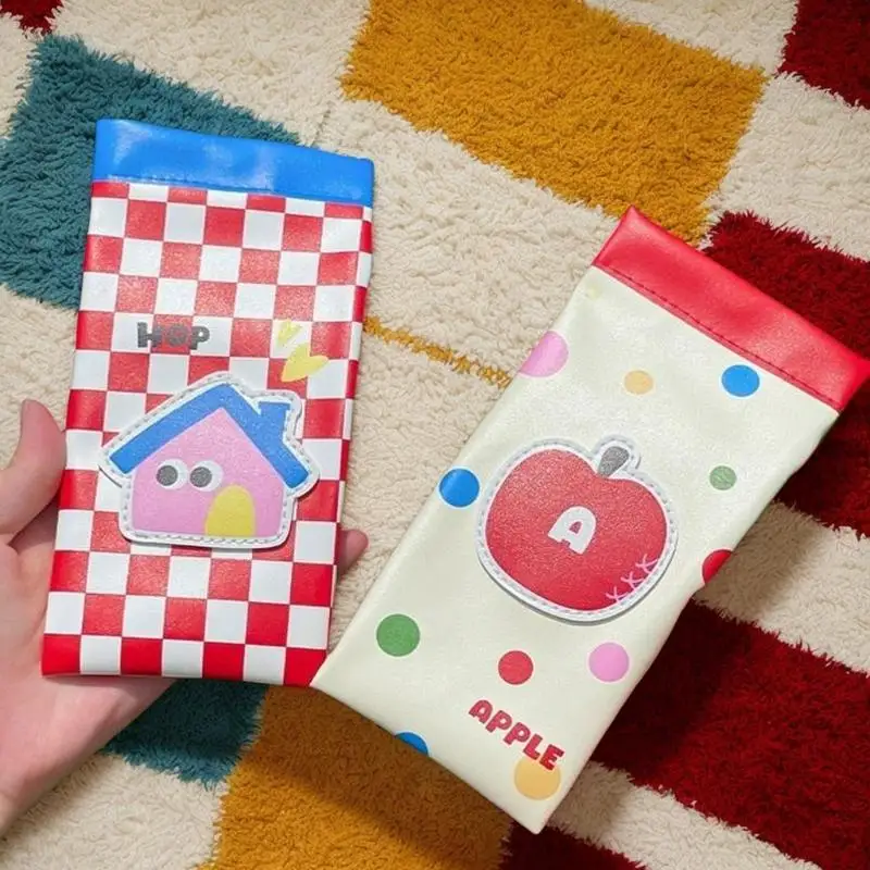 กระเป๋าใส่แว่นตาพกพาพร้อมสายคล้องคอ กระเป๋าใส่แว่นกันแดดสำหรับกิจกรรมกลางแจ้ง ฝาปิดอัตโนมัติ ทำจากหนัง PU