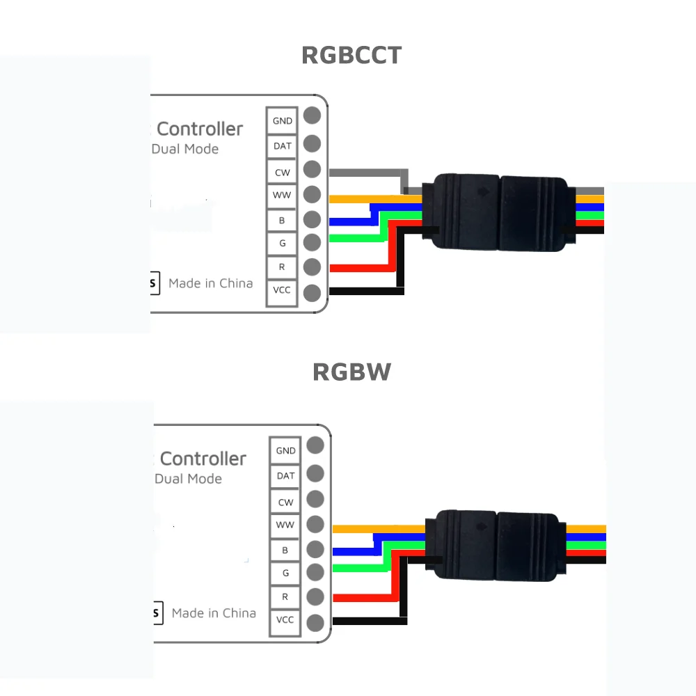 WLED Analog RGBCCT and Digital Controller IR Remote WLED 5-24V WS2812B WS2811 SK6812 WS2815 LED