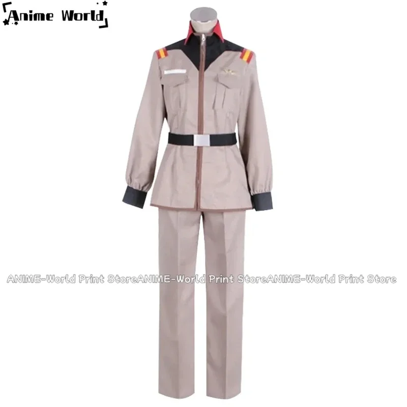 《Custom Size》Anime Gundam Earth Federation Force E.F.F. Uniform Cosplay Costume Halloween