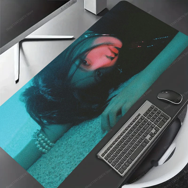 Kpop IVE Ablum Either Way Mousepad Gaming Mouse pad Gamer Pc Accessories Deskmat Keyboard Mat Desk Protector Mause Pads