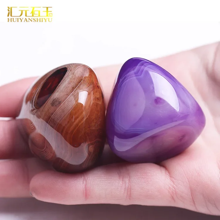 Silk Agate Rough Stone Hand Handle No Carving Rough Stone Hand Grab Silk Agate Play