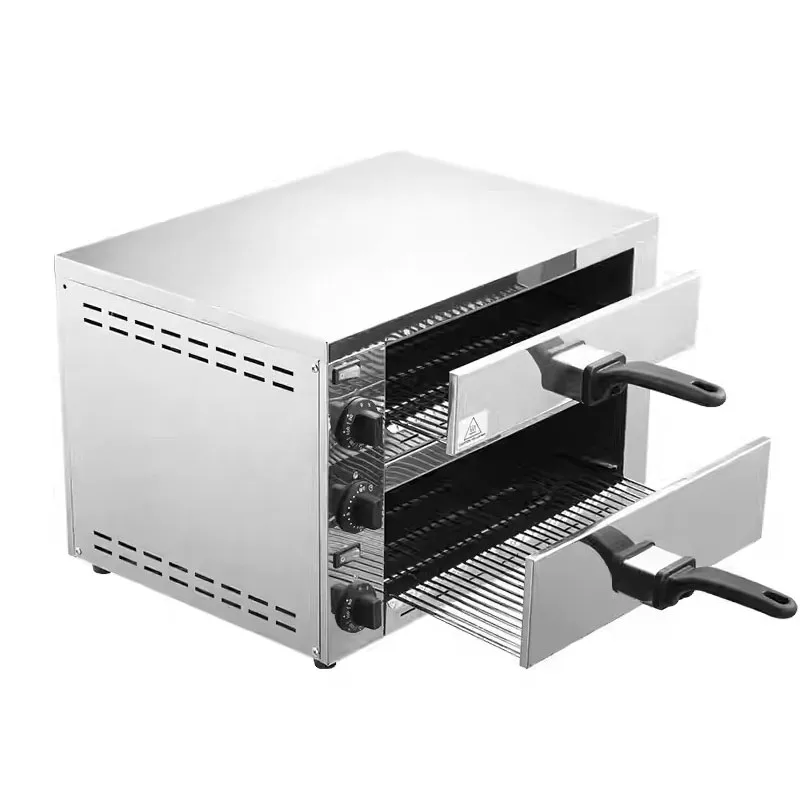 Pizza machine oven, commercial 12 inch large capacity baking cake, egg tart, single and double layered bread baking oven, househ