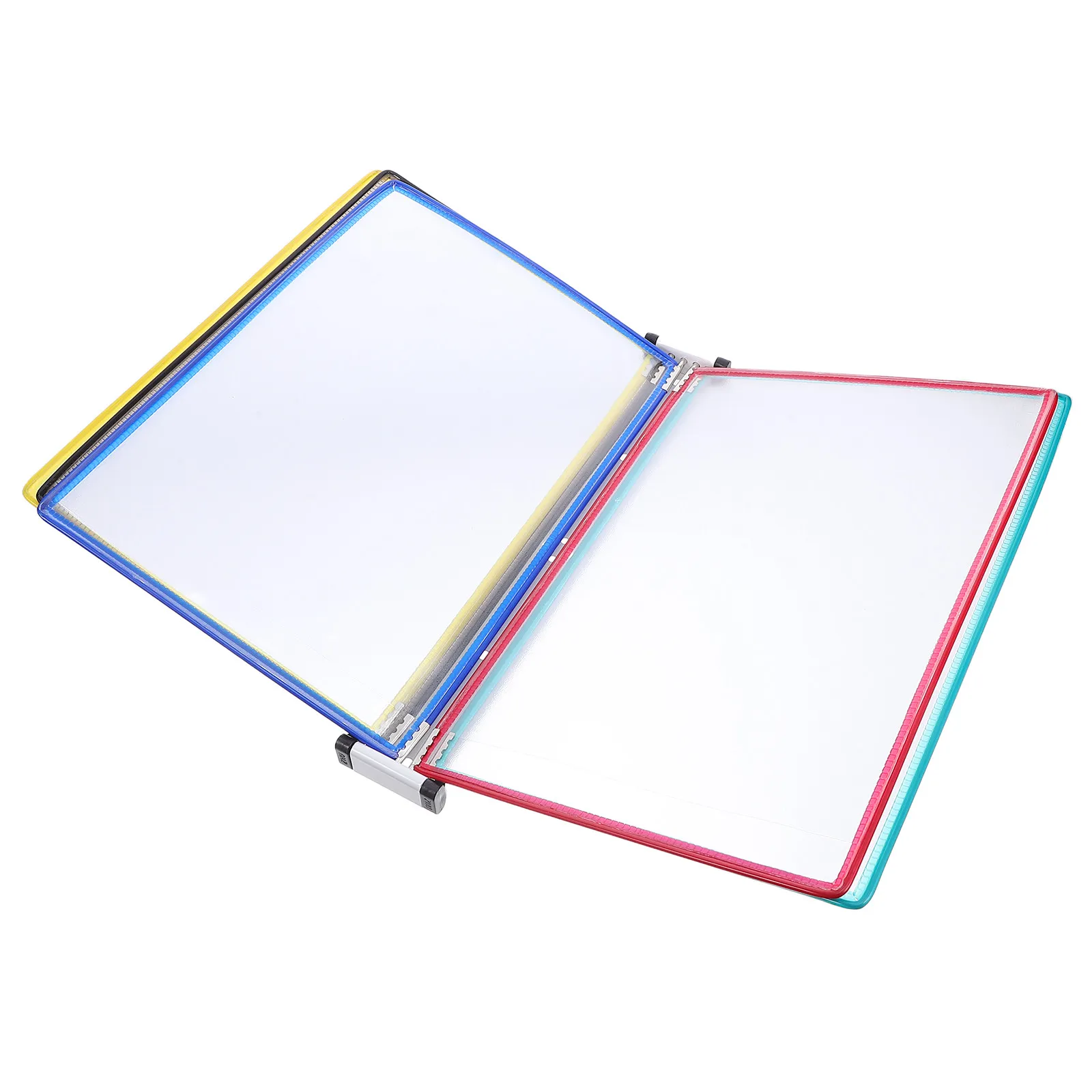 wall-mounted-file-display-rack-a4-size-hanging-document-organizer-5-panels-plastic-office-binder-display-system-reference