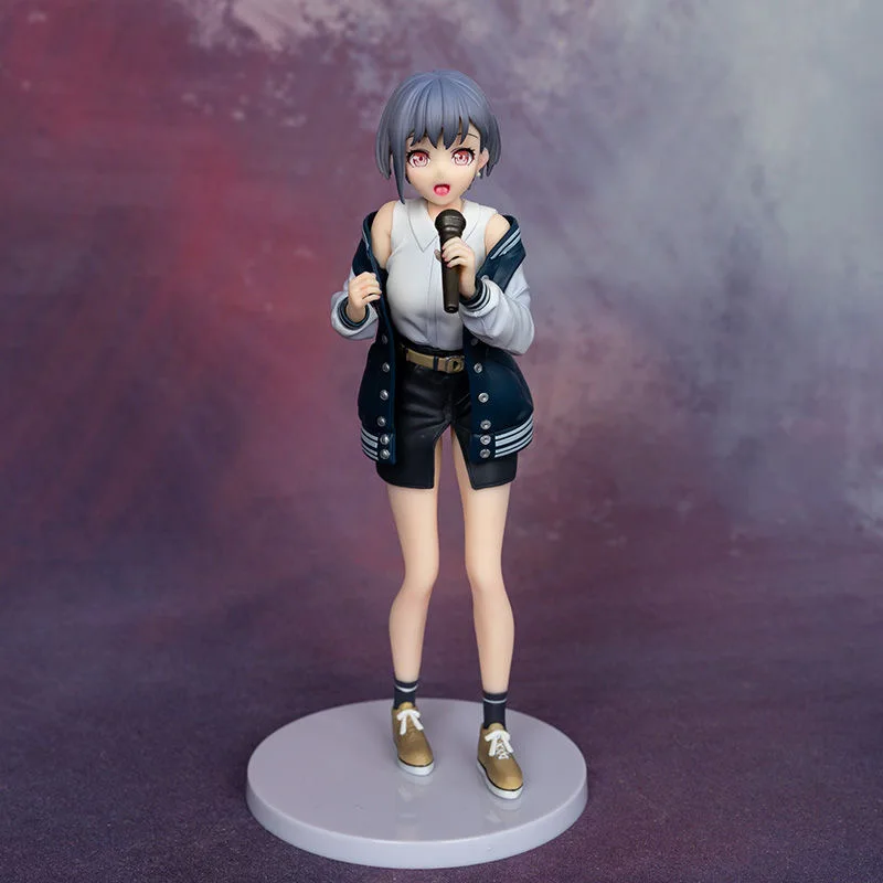 Takamatsu Tomori Mygo! 22cm Sexy Singing Scene Figure Kawaii Doll Anime Toy Computer Ornaments Beauty Girl Model for Collectors