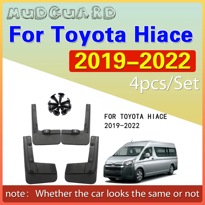 

Car Mud Flaps Fender For Toyota Hiace H300 2019~2025 GranAce Mudguards Splash Guards Front Rear Anti-splash Mudflaps Accessories