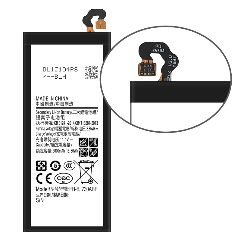 Brand New EB-BJ730ABE 3600mAh Battery For Samsung Galaxy J7 Pro 2017 SM-J730 SM-J730FM J730F/G J730DS J730GM J730K view 3