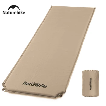 Naturehike Camping-Selbstluftmatratze, zusammenklappbar, wasserdicht, 5 cm dick, selbstaufblasende Schlafmatte, Wandern, Luftbett, Campingmatte