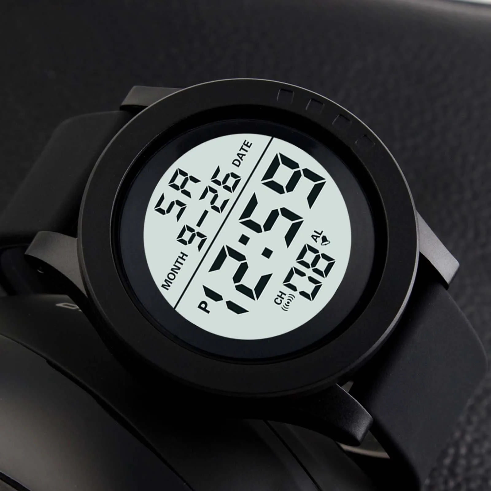 Mens LED Digital Display Watch Date Sport Women Outdoor Electronic Watch