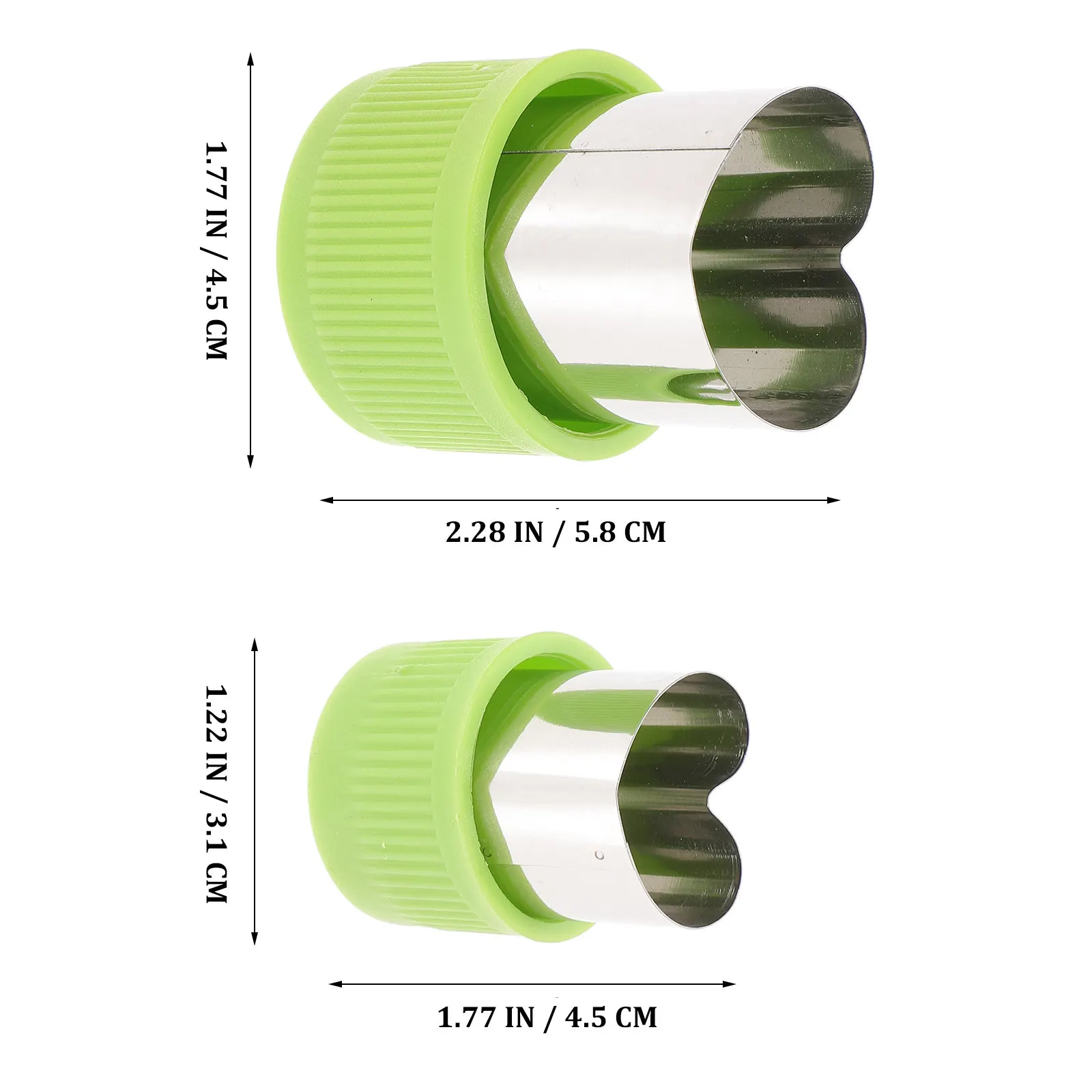 8Pcs Kitchen Baking Moulds Easy Release Fruit Vegetable Cutter Smooth Edges No Burr Baking Tools Cookie Mould Set