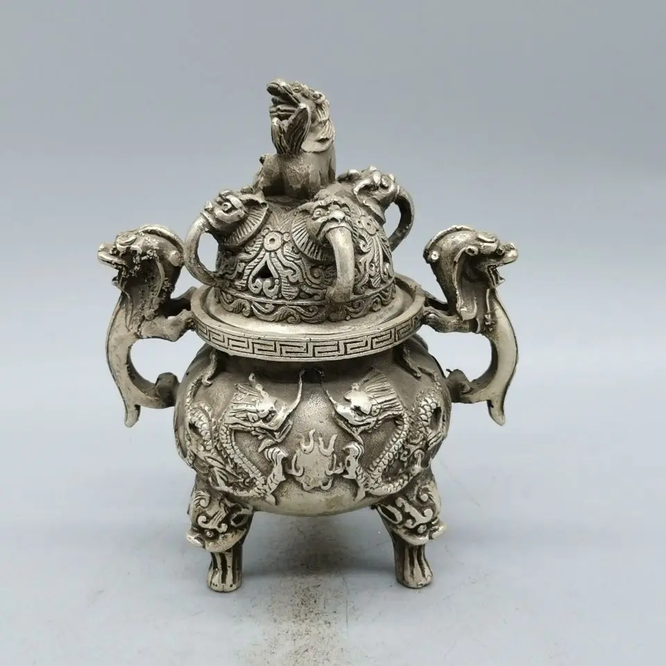 

Lucky pixiu dragon Incense Burner Statue for Tea Home Decor Ornaments