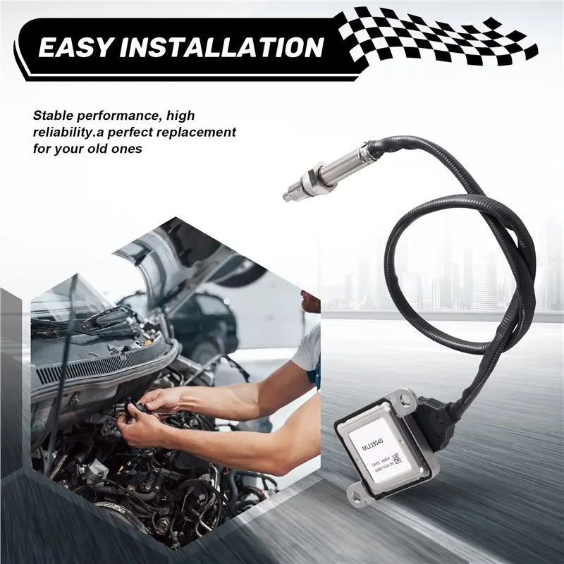 AASS-Nox Sensor For Fuso Canter 2012-2019 4P10 Diesel Truck- OE Code ML239040 5WK96680A Nitrogen Oxide Detection Unit