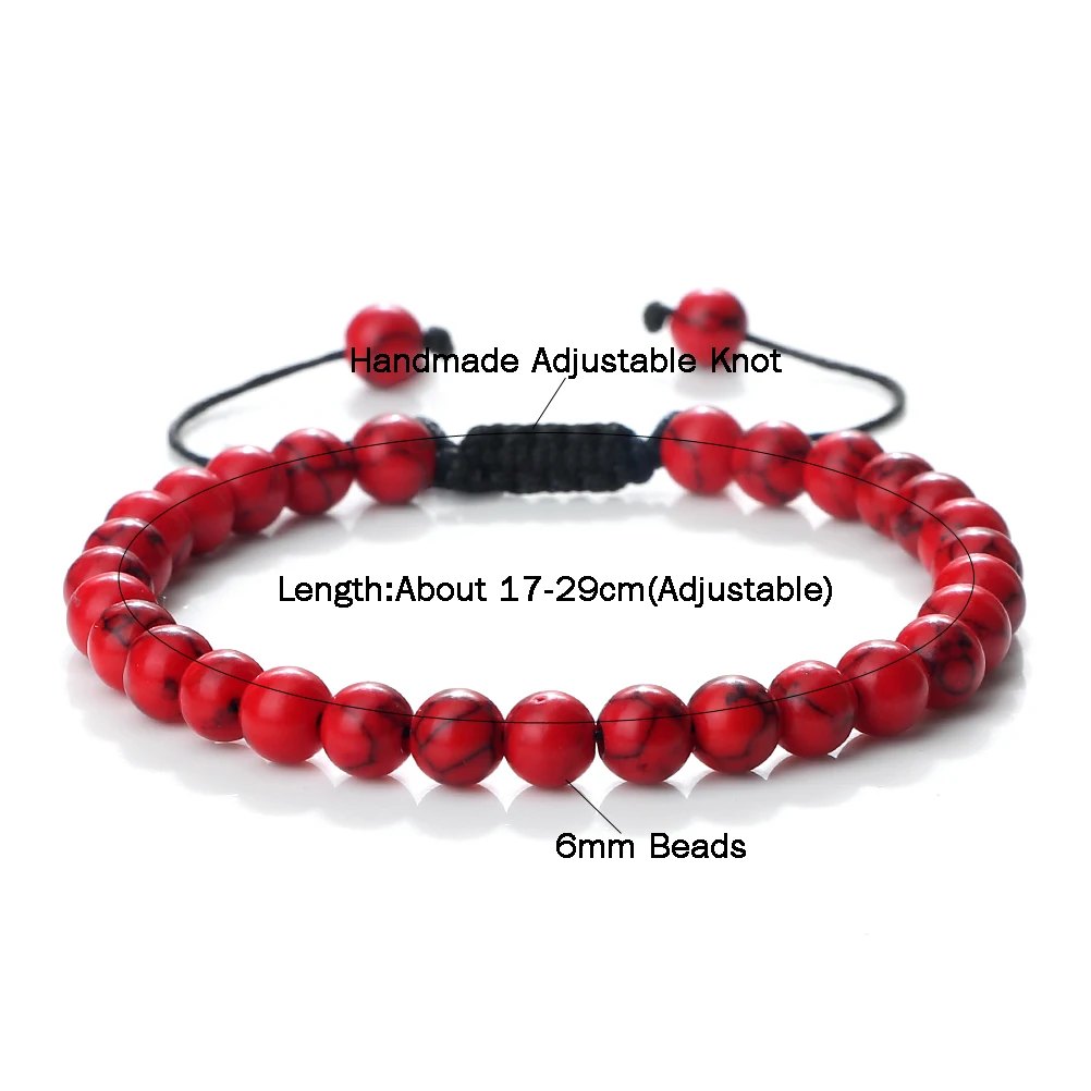 Prayer Natural Stone Round Beads Bracelets Men Hematite Cross Bangles 6mm Tiger Eye Onyx Beads Meditation Bracelet Women Jewelry