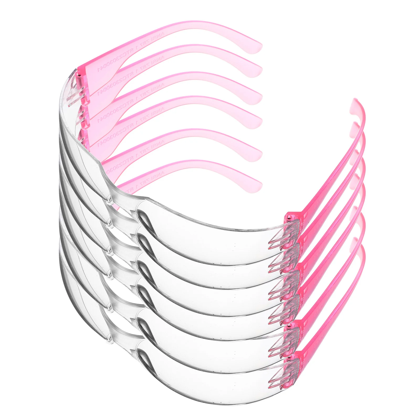 6 قطع نظارات أمان للأطفال مقاومة للخدش ومقاومة للصدمات للعب المائي في المختبر المدرسي في الهواء الطلق