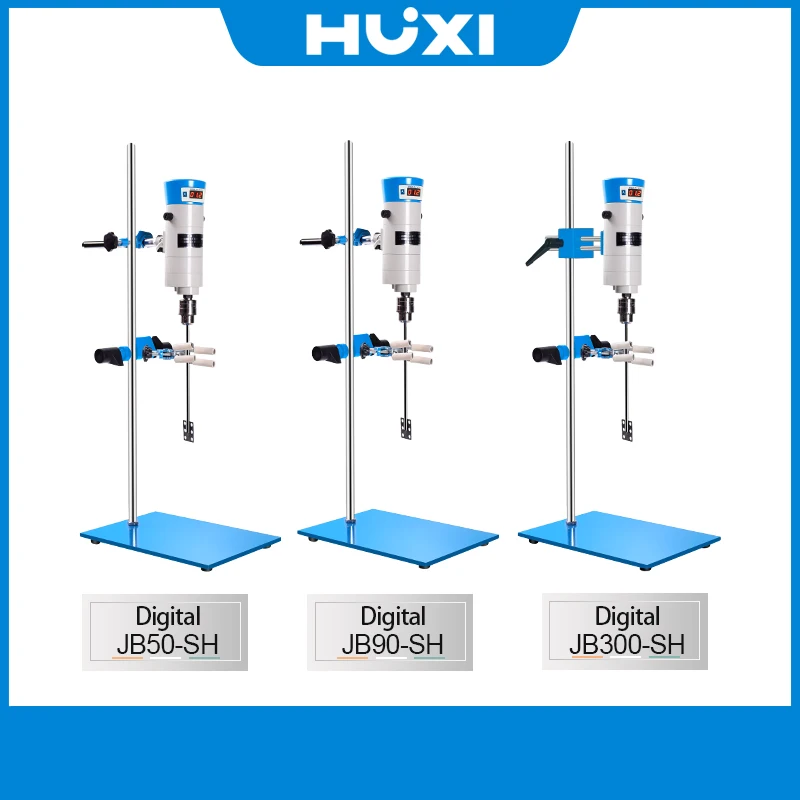 HUXI 28L Digitaler elektrischer Labormischer, Homogenisator-Rührer aus Stahl für Chemica
