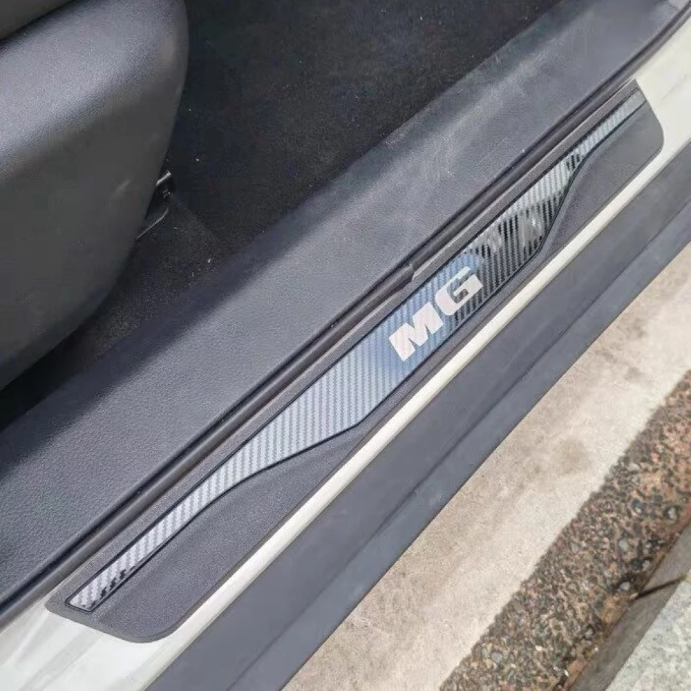 ABAIWAI For MG ZS MG4 MG5 MG RX9 MG7 MG9 HS MG3 EV 2017-2025 2026 Car Door Sill Plates Stainless Steel Stylings Sticker Interior