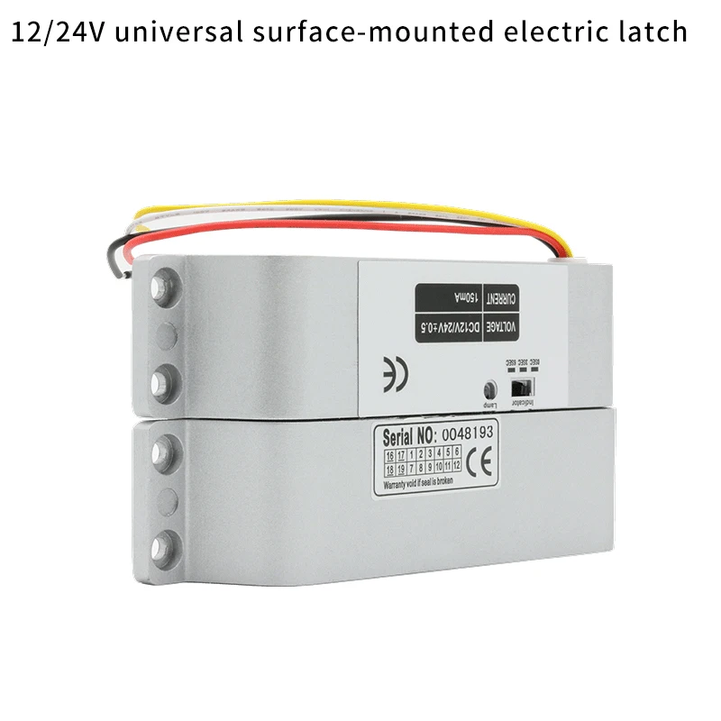 12V ou 24V Exposés Électrique Loquet Porte En Bois, Porte En Fer, Porte Coupe-Feu, Réglage du Retard