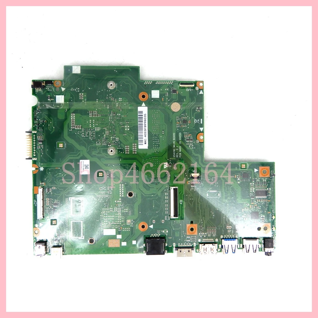 X541NC with N3450 CPU Motherboard For ASUS X541NA A541NA A541NC R541N F541N Laptop Mainboard 100% Tested OK