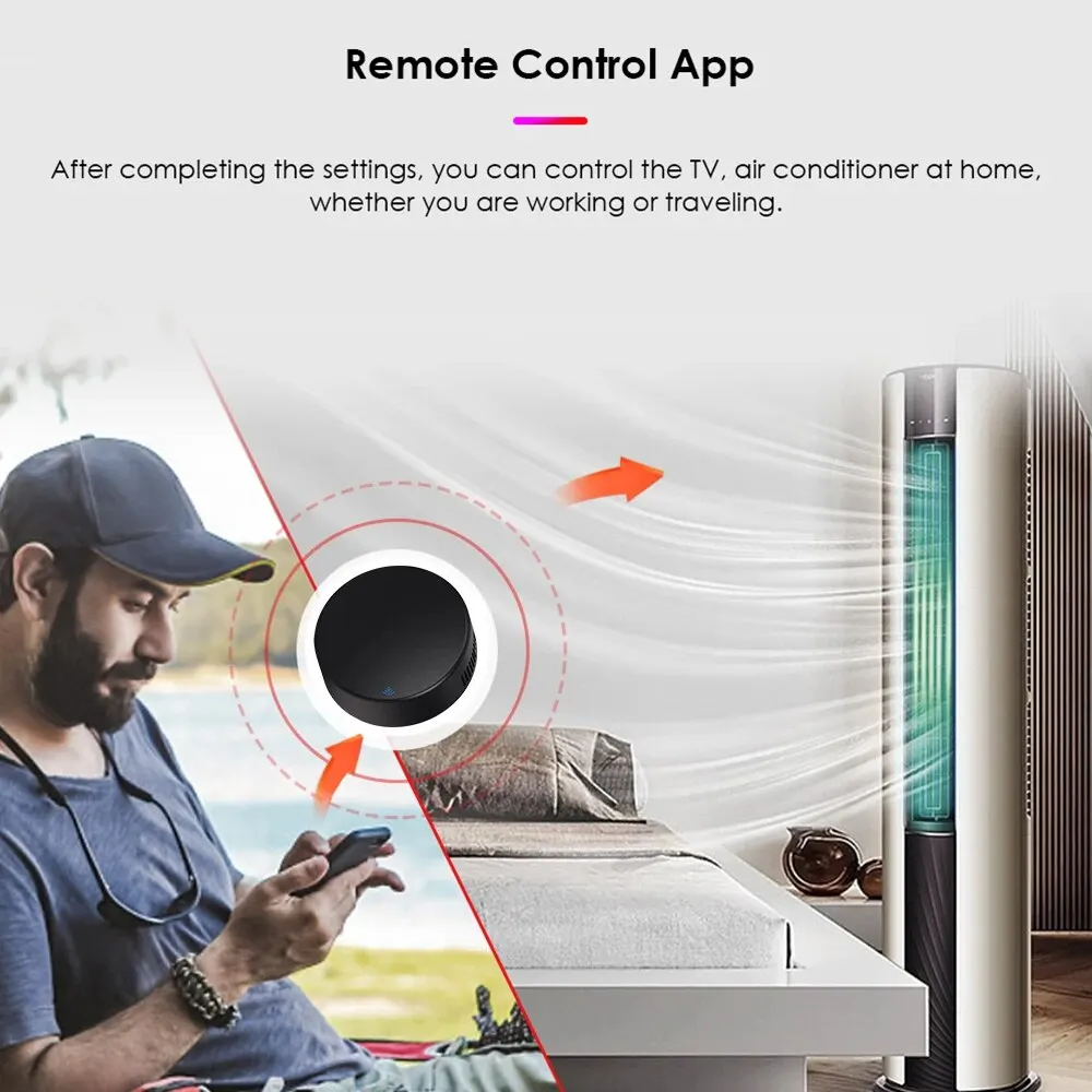 ONENUO TUYA WIFI Remote Control Home Smart Life APP Intelligent WIFI Universal Remote Control for TV /Air Conditioner/Fan