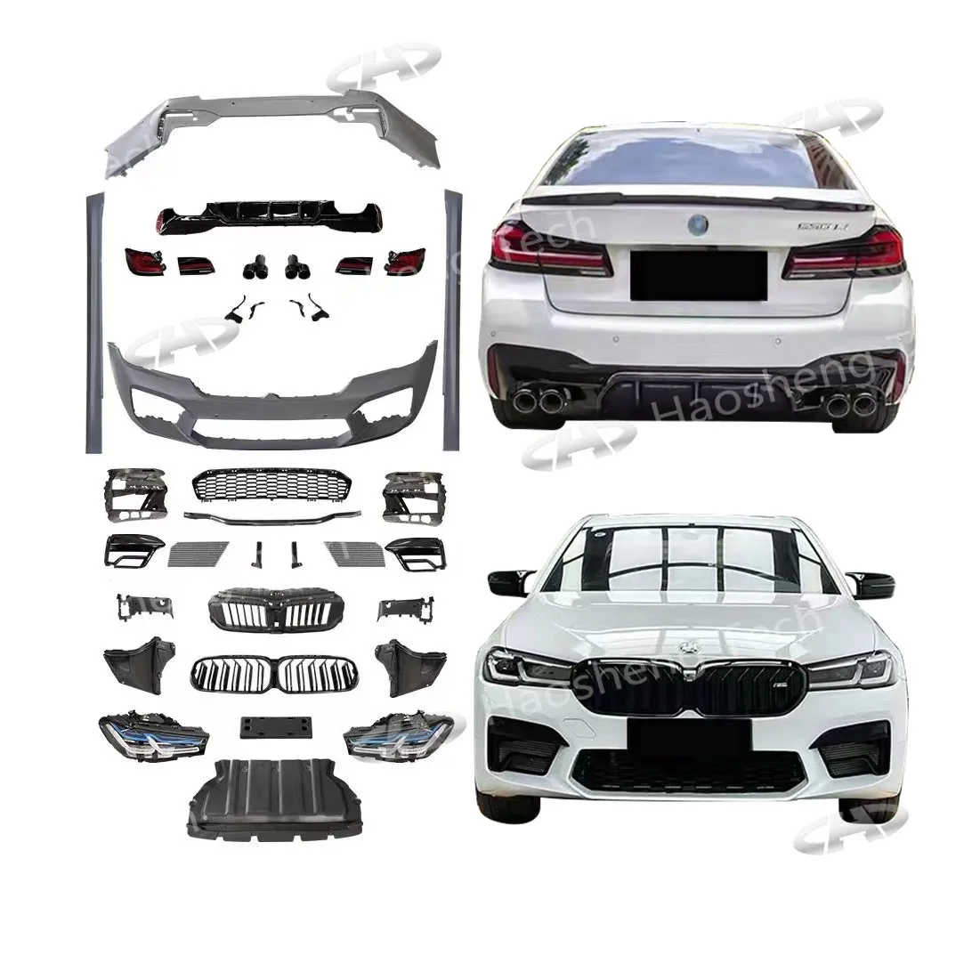 

PP пластиковый Bodykit Conversion G38 G30 Обновление F90 M5 Фара Автомобильные бамперы Диффузор 2018-2020 Для BM W G30 в M5 LCI Аксессуары