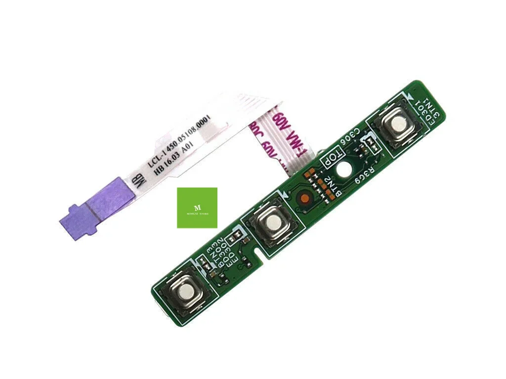 FOR LENOVO YOGA 14 460 P40 LAPTOP POWER BUTTON IO BOARD W CABLE 00UP122 11S00UP122