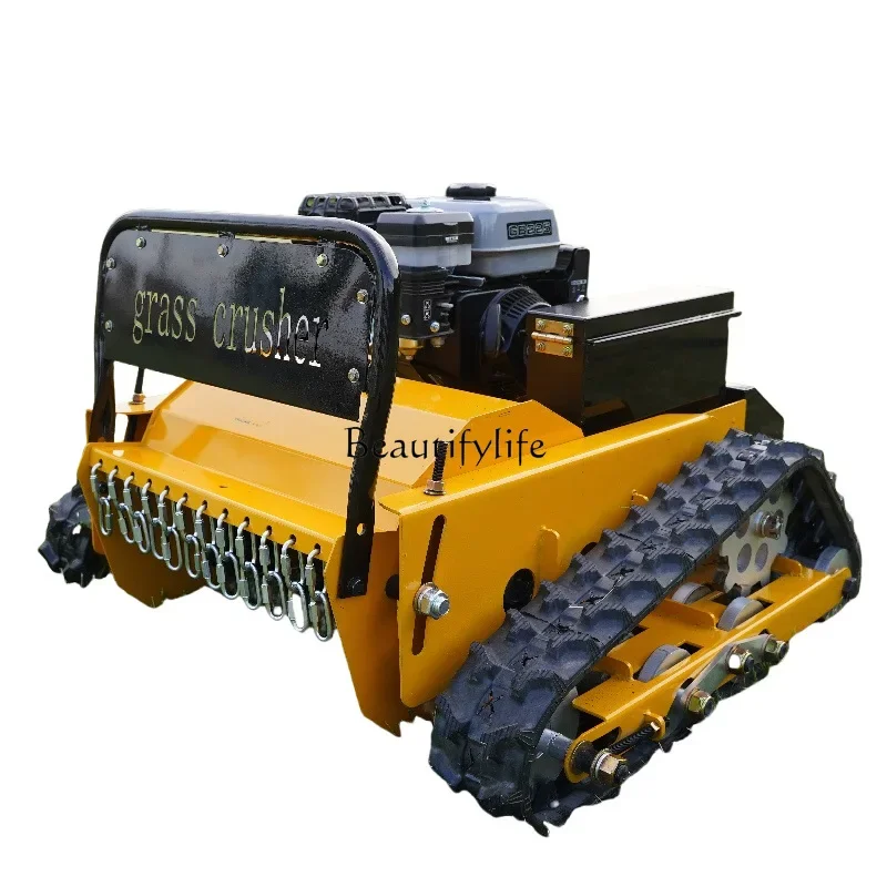 

05-Intelligent Remote Control Lawn Mower Orchard Garden Lawn Crusher, Crawler