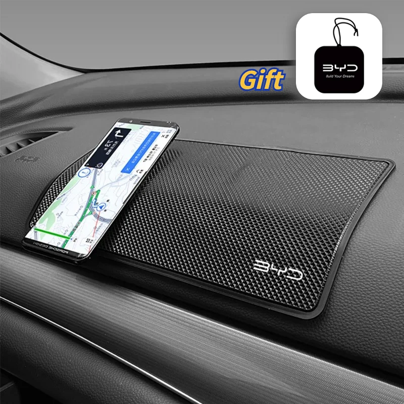 BYD لوحة سيارة سجادة ضد الإنزلاق المضادة للانزلاق لزجة اضافية سميكة داش الوسادة لسلسلة BYD Atto 3 Yuan Plus Song Plus Han Tang Seal #1