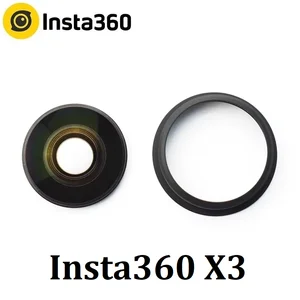 Bilashmart Insta360 X3 Lens Glass Replacement Insta 360 X3 Camera Repair Part