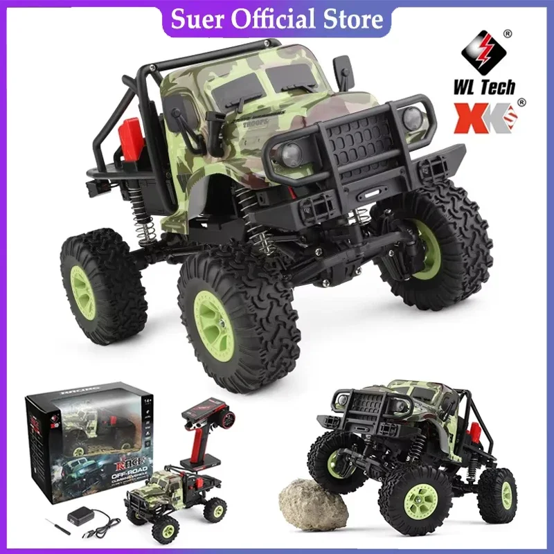 

WLtoys 184021 Rc автомобиль 4WD электрический внедорожник для скалолазания в масштабе 1:18 дистанционное управление высокоскоростной гусеничный автомобиль для скалолазания игрушки для детей