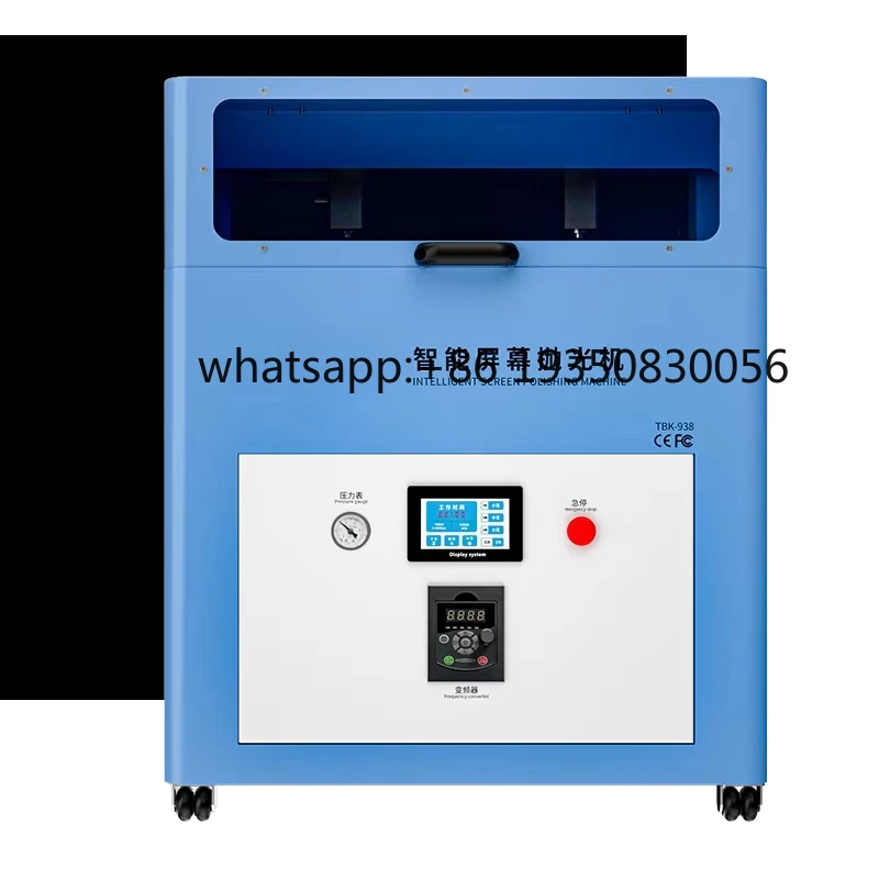 TBK-938 4 Station Mobile LCD Phone Screen Polishing Machine New Condition Motor Engine Pump Core for Screen Scratch Polishing