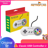 Retroflag 1 or 2PCS  SUPERPi Wired USB Gamepad Game Gaming Controller for SUPERPi CASE-U   CASE-J  NESPi Case  Raspberry Pi