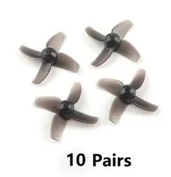 12 paia Happymodel 40mm 4 pale elica PC puntelli 1.0mm foro CW CCW per Mobula7 Mobula 7 FPV Racing Drone Quadcopter