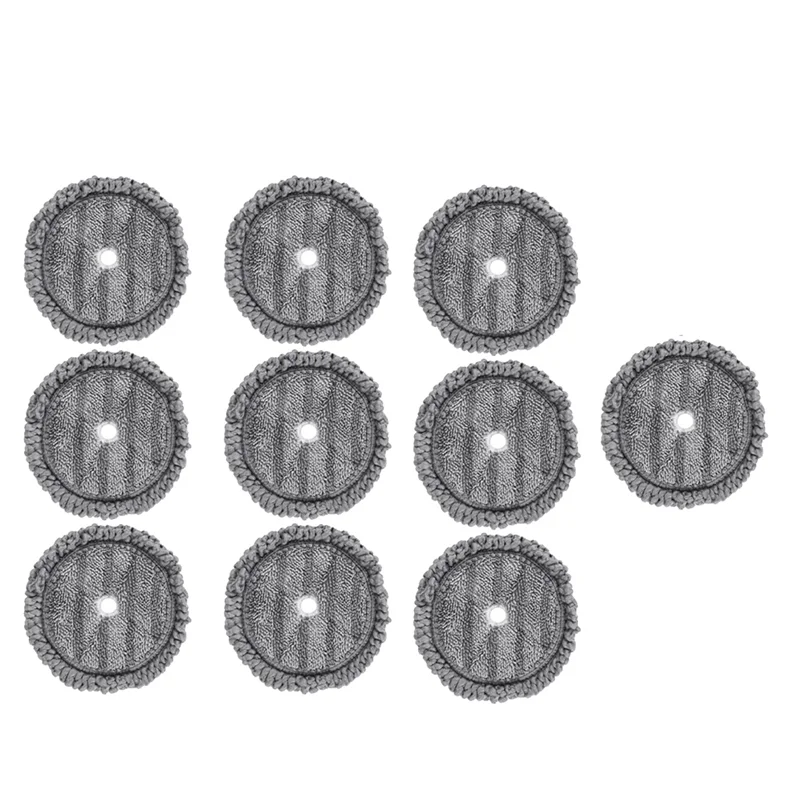 

B50C 10Pcs Vacuum Cleaner Robot Mopping Machine Cleaning Cloth Spare Replacement Mop Pads Rags For A9 Steam Mop Cloth