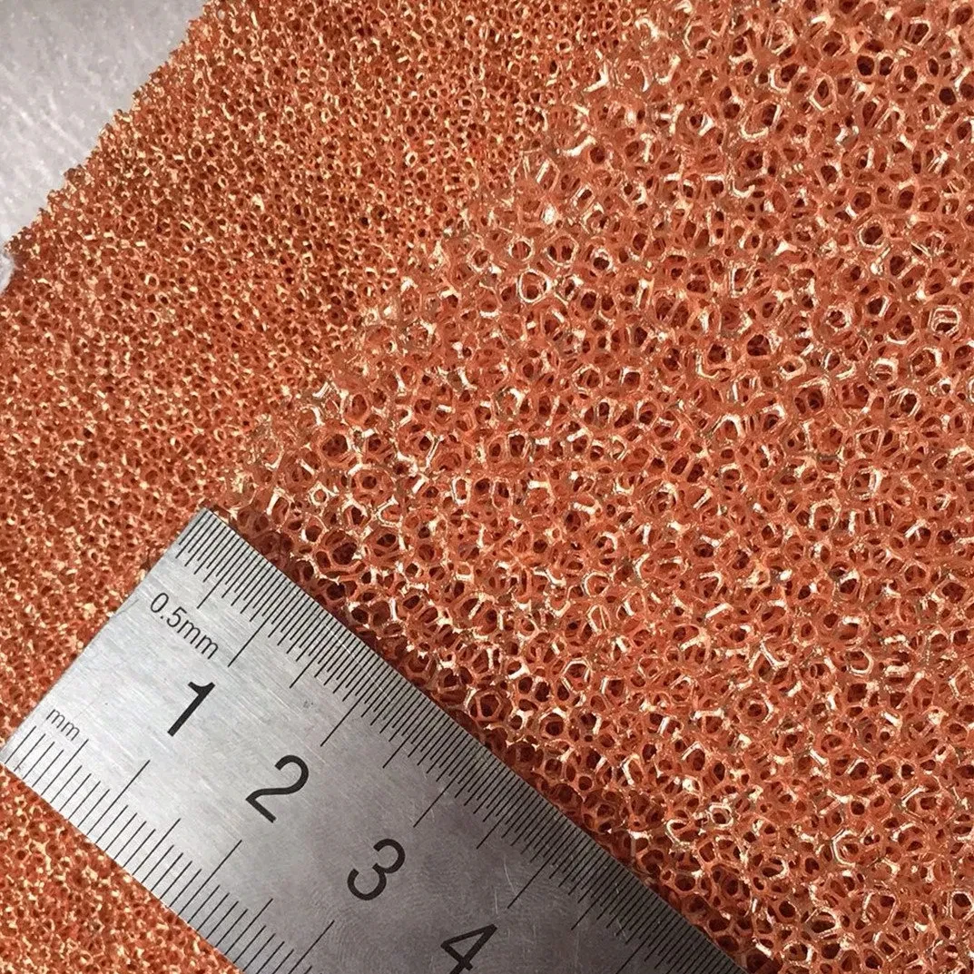

Foam copper (heat conduction/electromagnetic shielding/catalyst)
