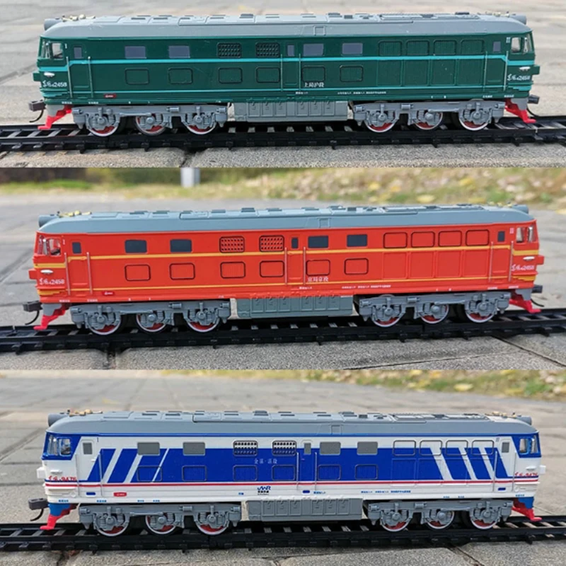 27Cm Dongfeng Train Aole Diesel Locomotive 4B Simulation Plastic Model Adult Children Toys Gift Collection Home Decoration