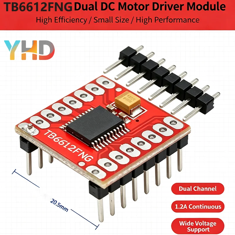 TB6612FNG Motor Driver Module Better Than L298N Dual‑Channel PWM Speed Control DC Motor Drive Board For Arduino Robot Self‑Balan