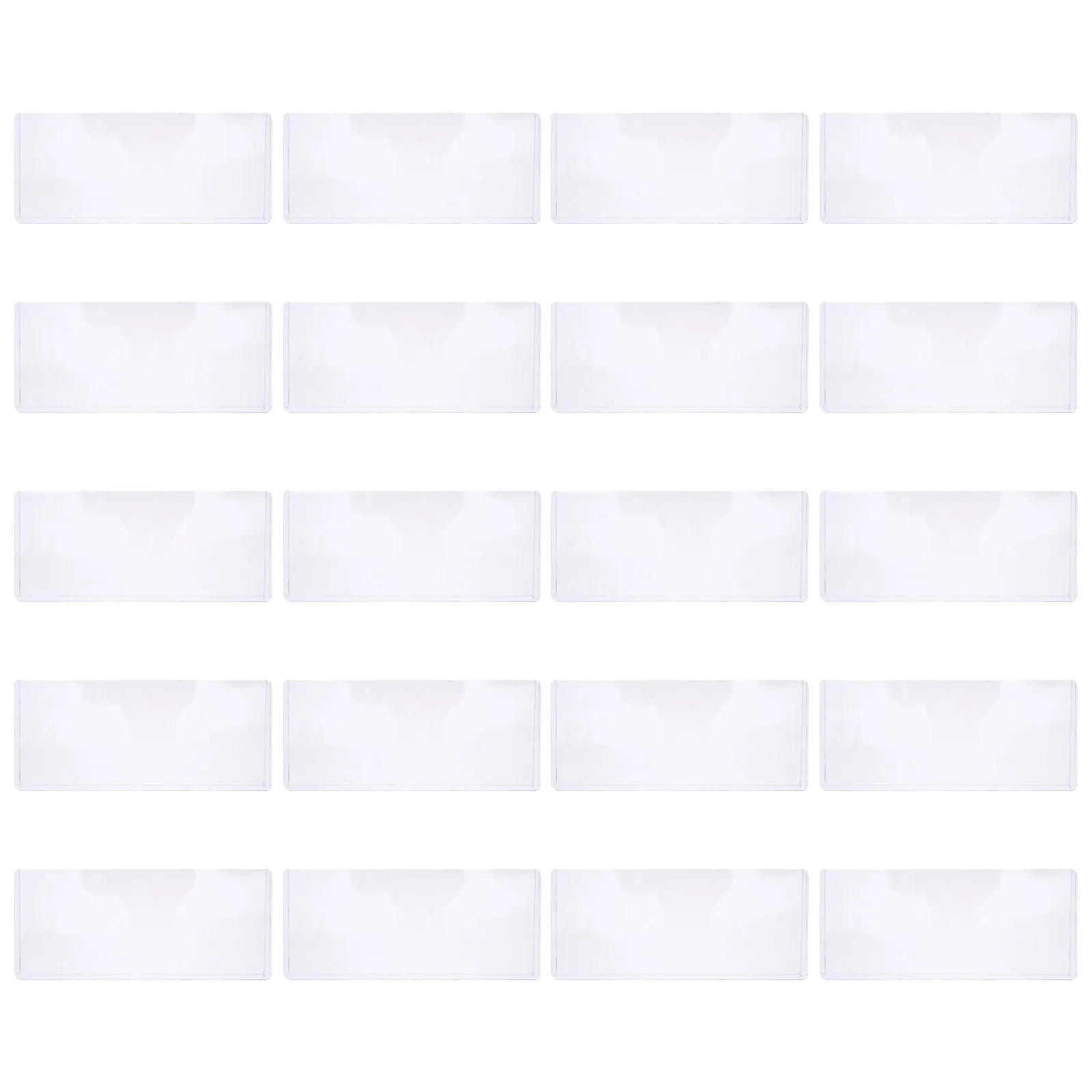 

20 шт. Прозрачные пластиковые защитные чехлы для банкнот, держатели для коллекционирования и хранения, органайзеры, рамки 6.8 X 3