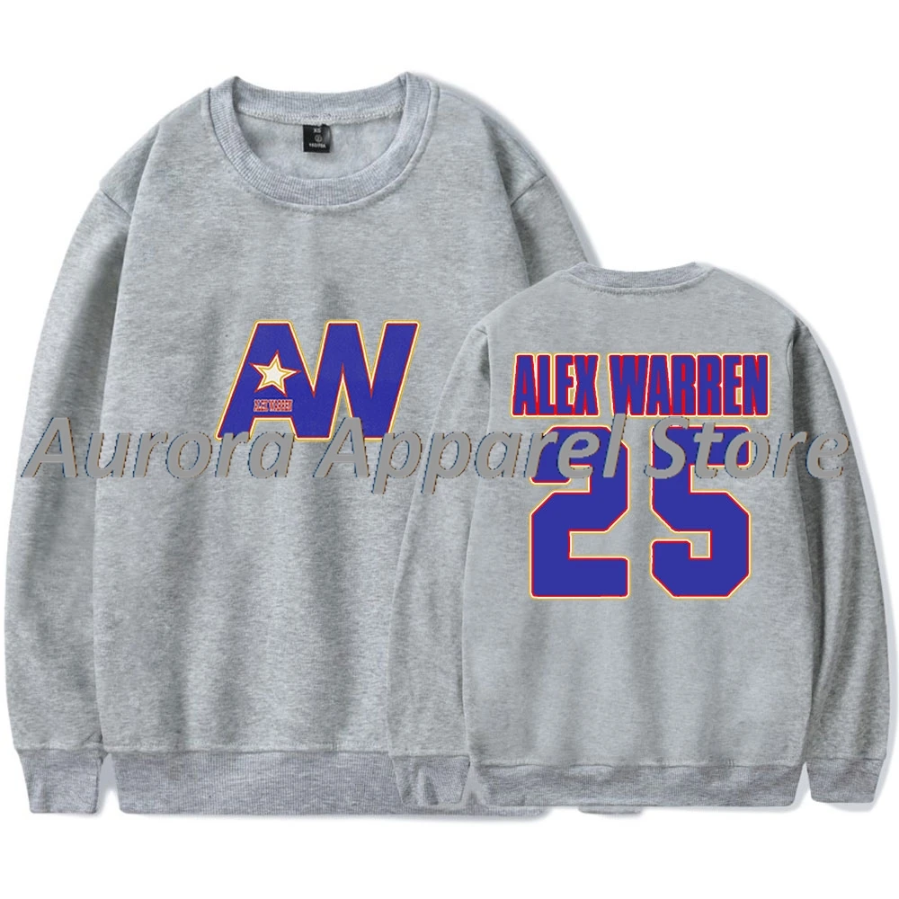 أليكس وارن 25 شعار Crewneck بلوزات سوف تكون بخير جولة ميرش تأثيري النساء الرجال طويلة الأكمام المحملة