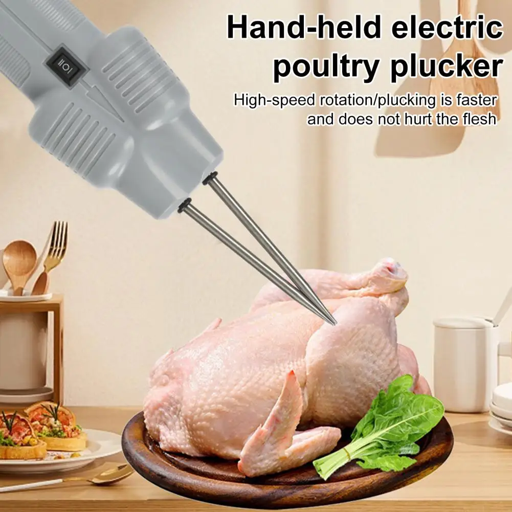 Electric Quick Chicken Plucker Poultry Feather Remover Small Automatic Hair Puller Waterproof Electric Poultry Feather Plucker