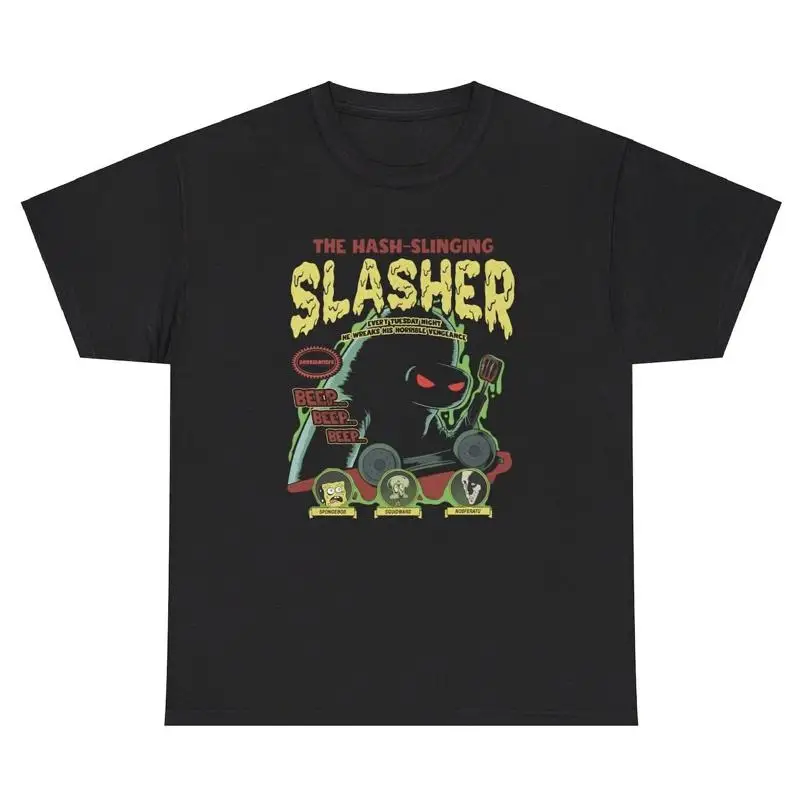 

The Hash Slinging Slasher T Shirt Funny Ironic Gen Z Weirdcore Tee