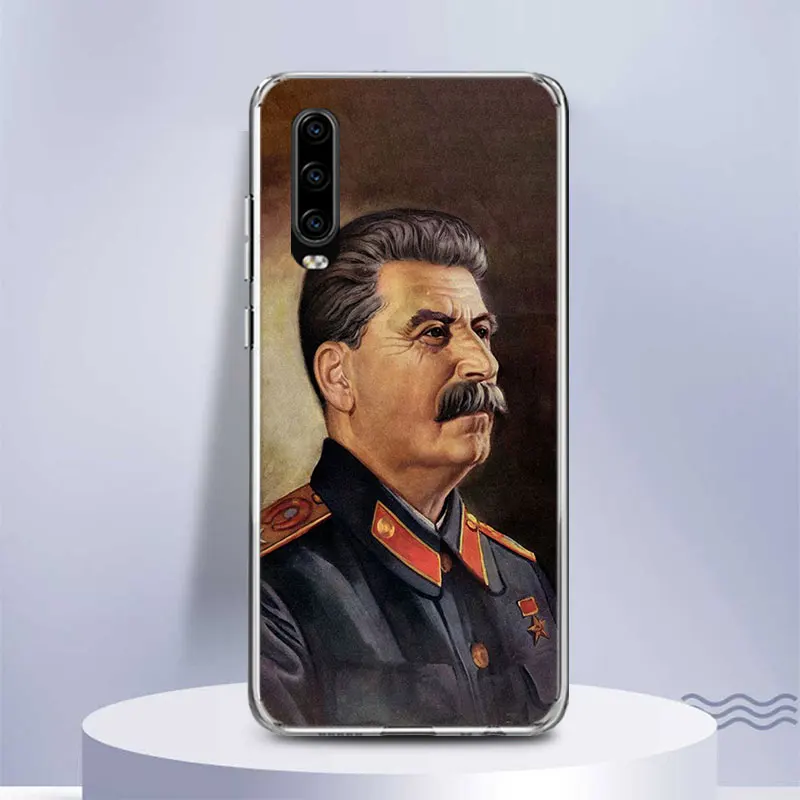 Russian Stalin Ussr Communism Soft Silicone Phone Case For Huawei P30 P40 P50 P20 P10 Lite Mate 40 30 20 10 Pro Pattern Cover Co