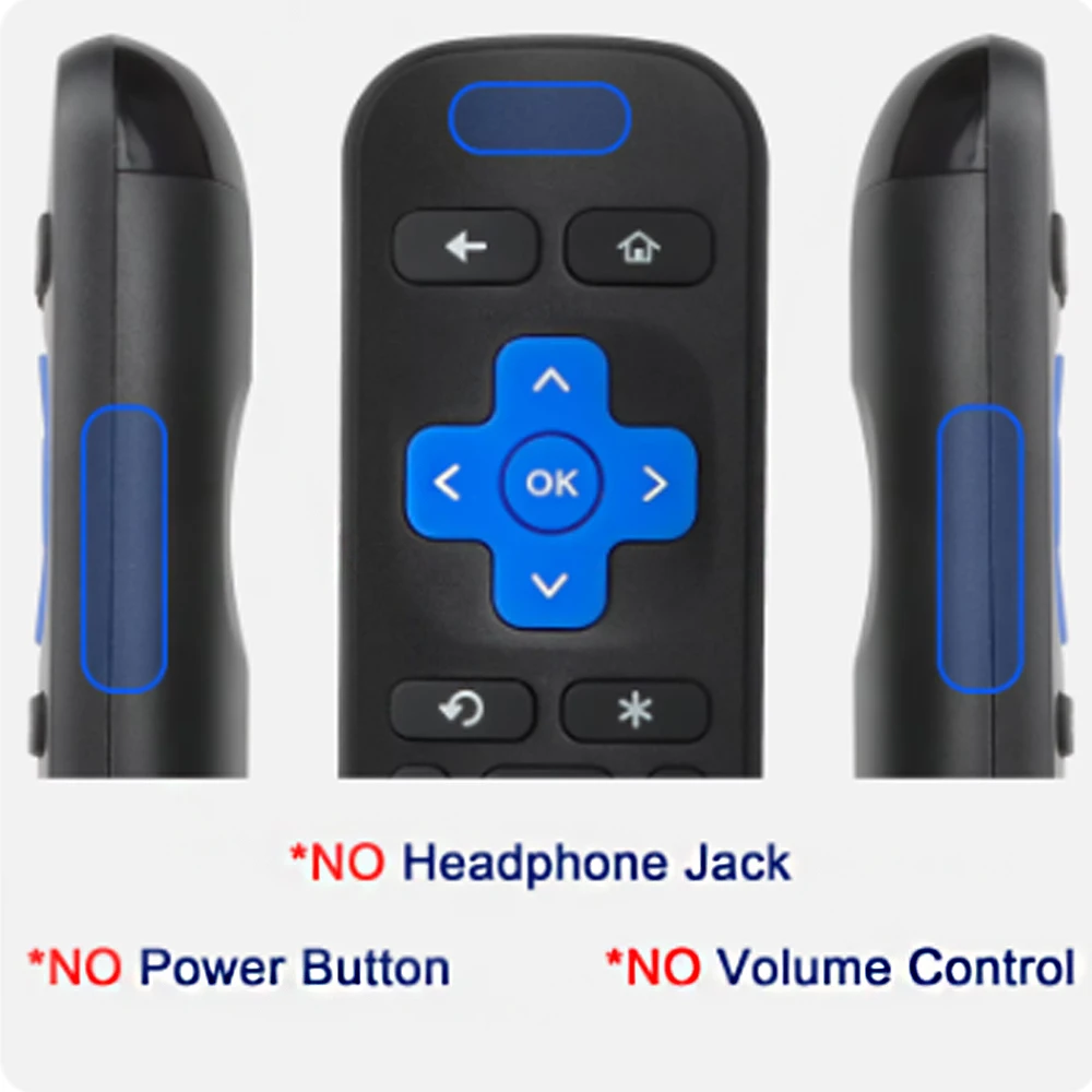 New Remote Control Use for Roku TV Set Top Box STB 1/2/3/4 Express Premiere Ultra Controller with Shortcut Buttons Directly Use