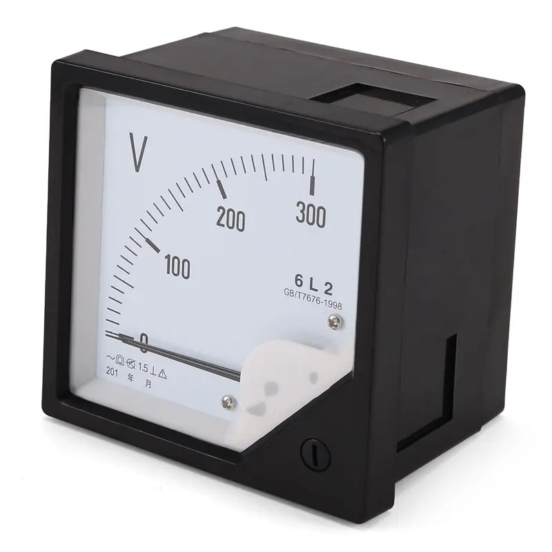RMWIN-10X 6L2 Voltmeter AC 300V Pointer Type Voltage Meter Mechanical Header