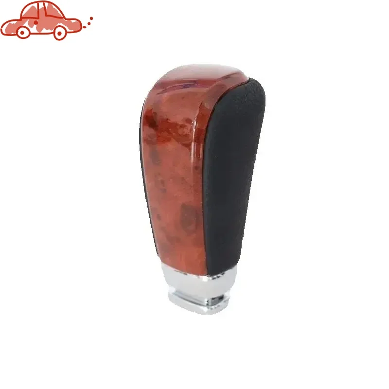 For Leather-Wrapped Gear Shift Head for Toyota Prado 2010-2016 Shift Lever Handball Upgrade Gear Lever Ball Head Accessory