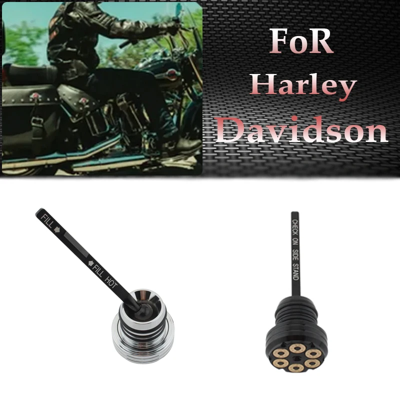 

FOR Harley-Davidson Softail Heritage Classic/Injected FLSTC Springer/Injected FLSTS 2000-2017 Motorcycle Engine Oil Dipstick