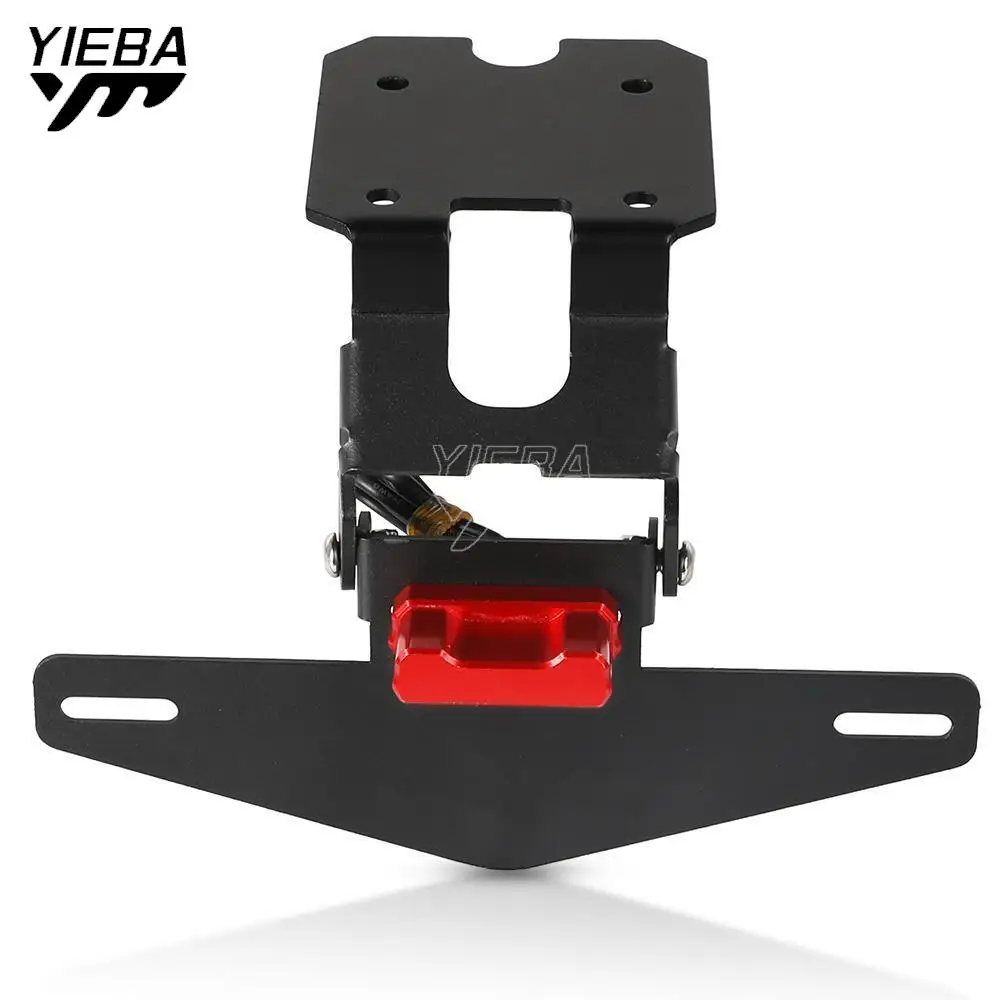 License Plate Frame Bracket with Led Light Tail Tidy Fender Rear Support R15 V3 For Yamaha YZF R15 YZFR15 V3 2017 2018 2019 2021