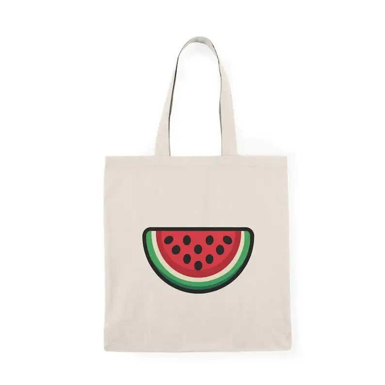 Watermelon Tote Bag – FunEco-Friendlyand Colorful Recycled  Bag for Shopping Beachor Everyday Use