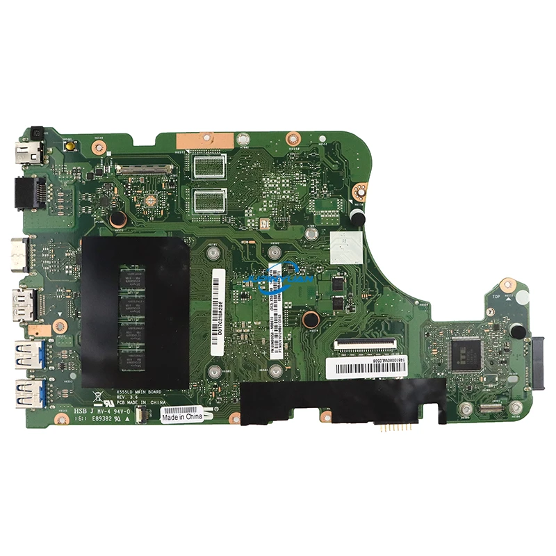 Imagem -05 - Placa-mãe para Laptop Asus X555ld X555ld X555ln X555lnb X555lp X555lb X555lj X555lf X555l Mainboard com 4gb i3 i5 i7 4k 100